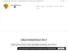 Tablet Screenshot of drachenhoehle-sylt.de